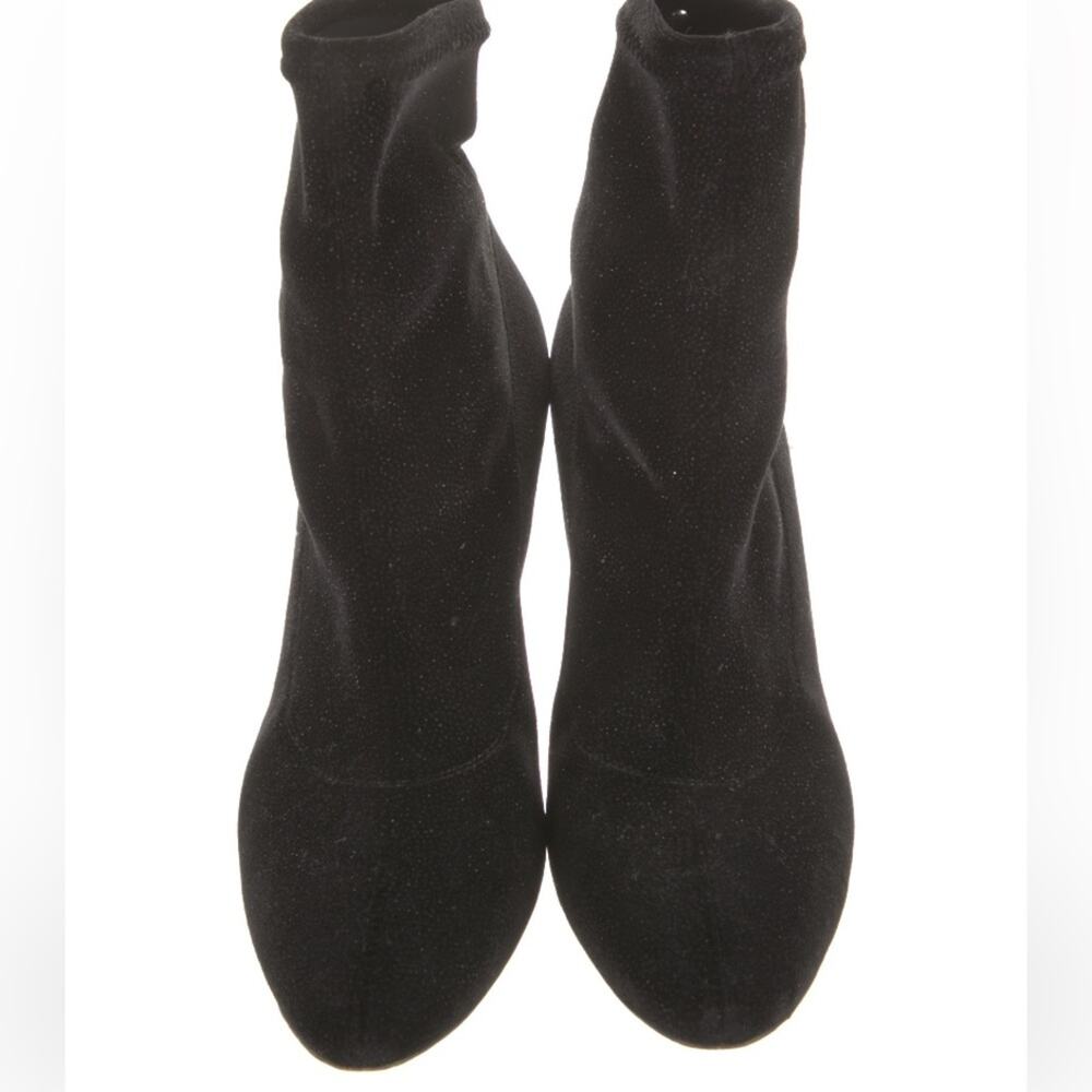 Giuseppe Zanotti Bimba Franklin Velvet Glitter Ankle Boots size 7.5 37 1/2 - Picture 3 of 7